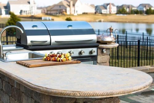 build an outdoor kitchen